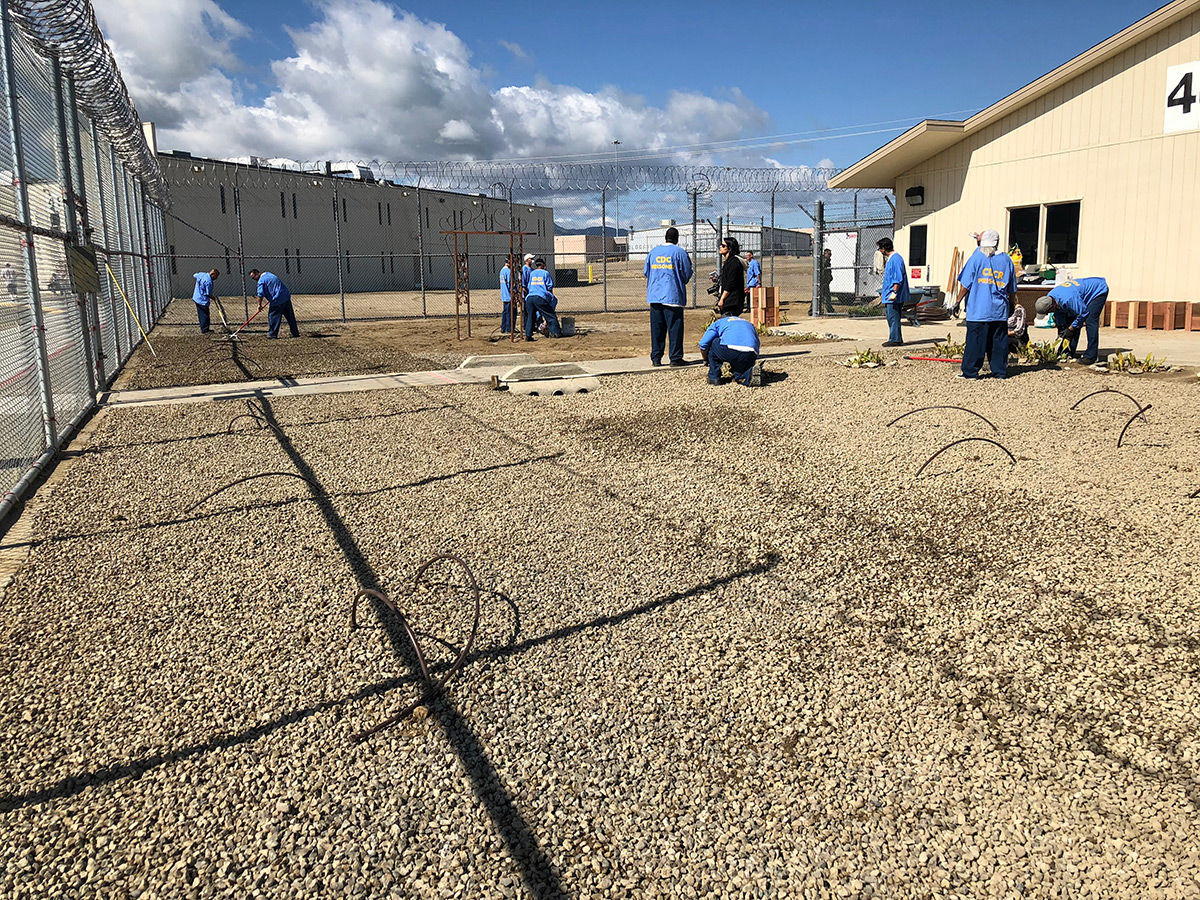 Avenal State Prison garden